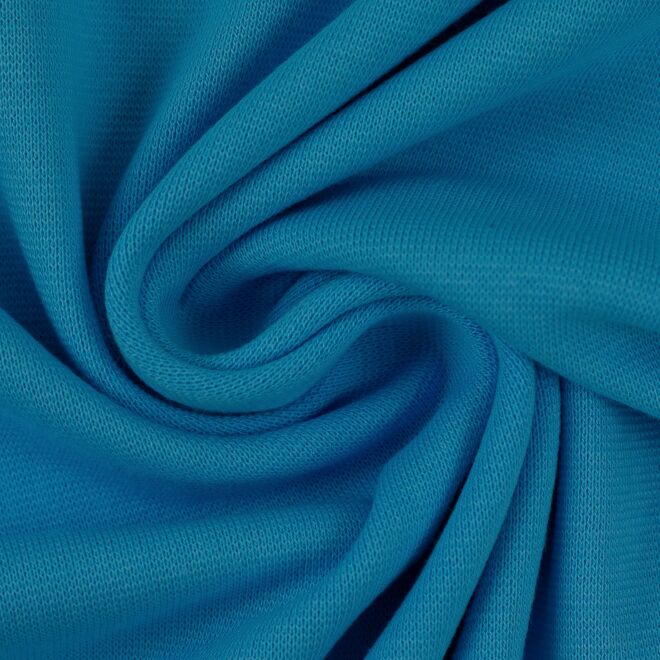 Feinstrickbündchen türkisblau