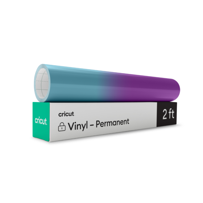 Cricut Kälteaktiviertes Vinyl mit Farbveränderung - Lila/Türkis