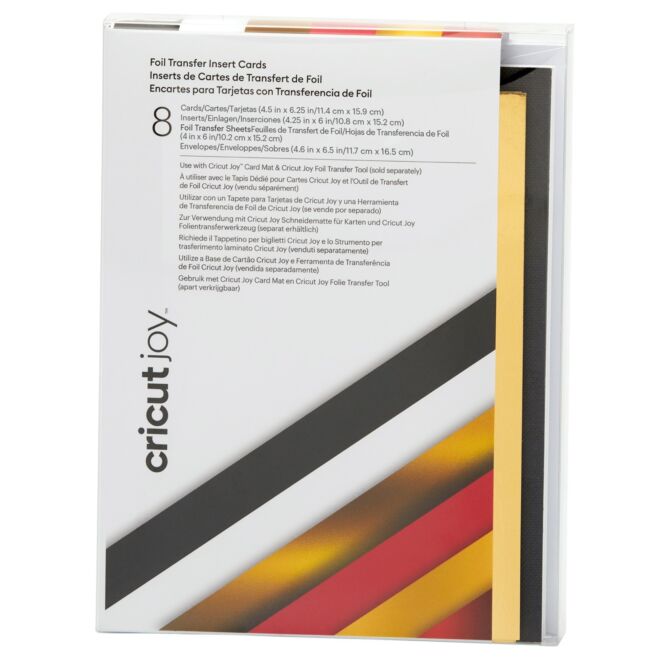 Cricut Insert Cards mit Foil Transfer "Royal Flush" (R30 8 Karten)