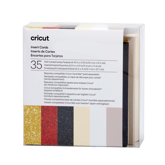 Cricut Insert Cards "Glitzer & Glam" (S40 35 Karten)