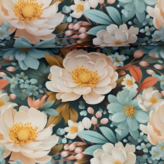 Taschenstoff Flowing Bloom "Lilly" by Sarah Mariam