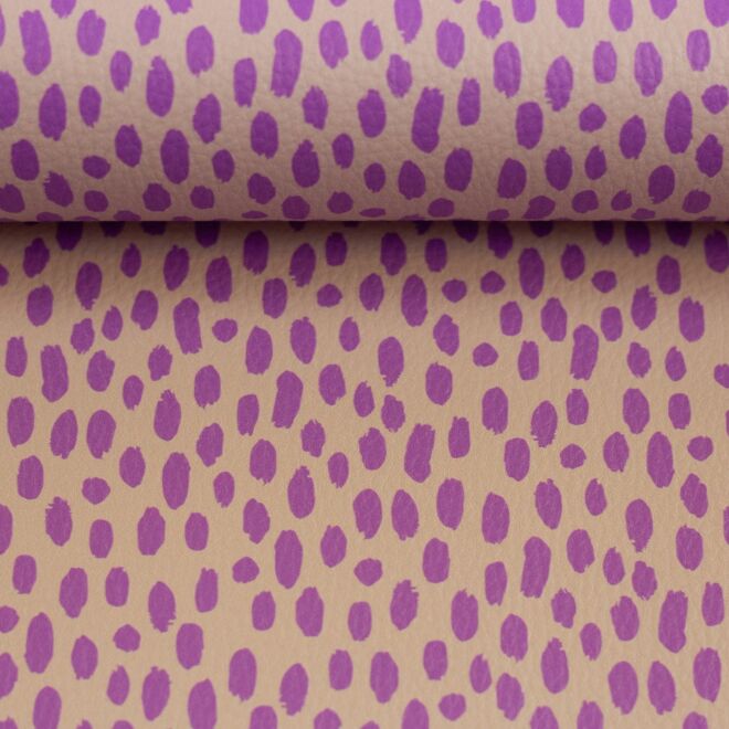 Kunstleder Brush & Wild blush/violett