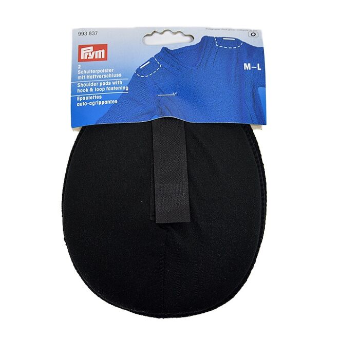 Prym Schulterpolster "Raglan" M-L, schwarz