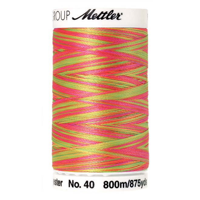 Amann Mettler Poly Sheen Multi, 800m Spule in Sporty Neons  Die Multifarben harmonieren perfekt mit dem unifarbenen Poly Sheen
