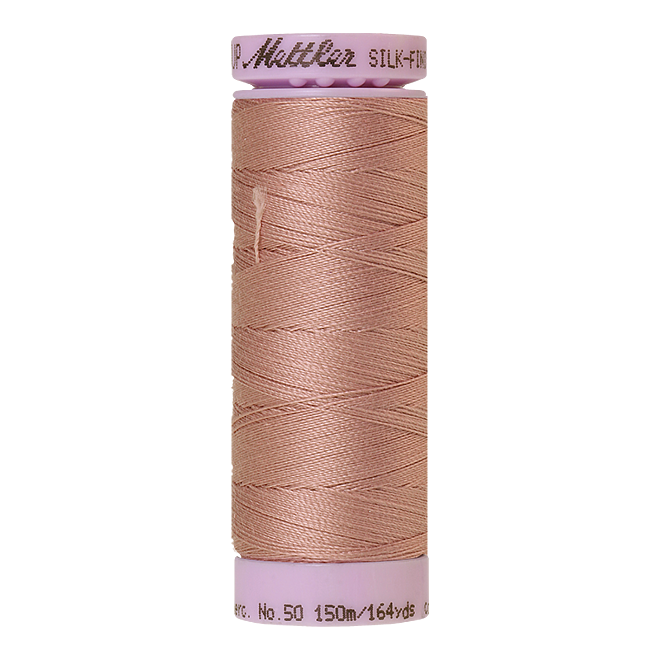 Silk-Finish Cotton 50, 150m - Teaberry: Reines Baumwollgarn aus 100% langstapliger, ägyptischer Baumwollte von Amann Mettler
