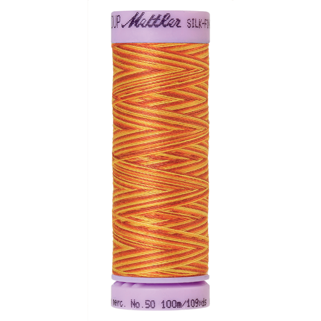 Silk-Finish Multi 50, 100m - Falling Leaves : Reines Baumwollgarn aus 100% langstapliger, ägyptischer Baumwollte von Amann Mettler