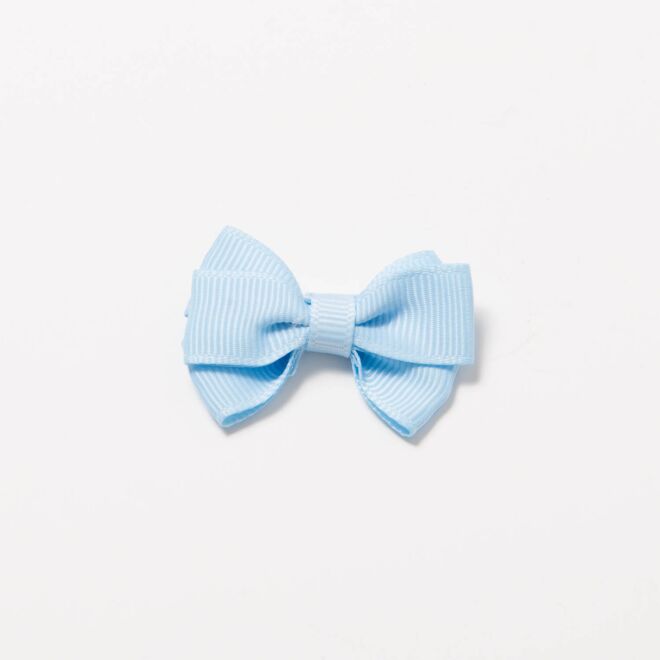Grosgrain-Schleife Uni 4,5cm hellblau