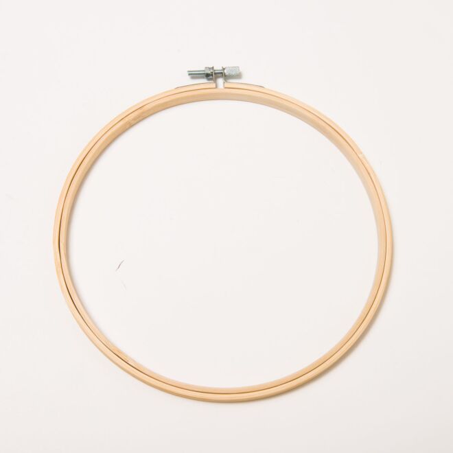 26cm Bambus-Stickrahmen