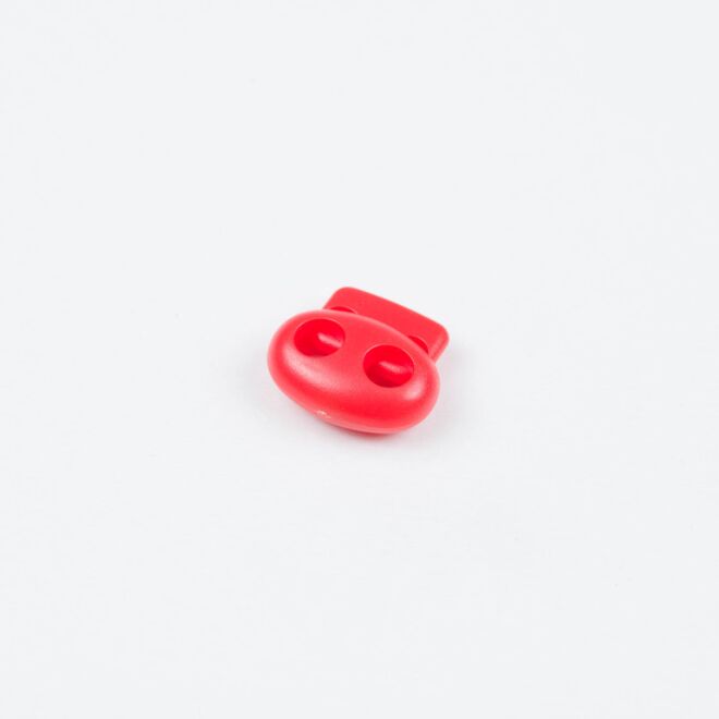 4mm Kordelstopper Duo hellrot