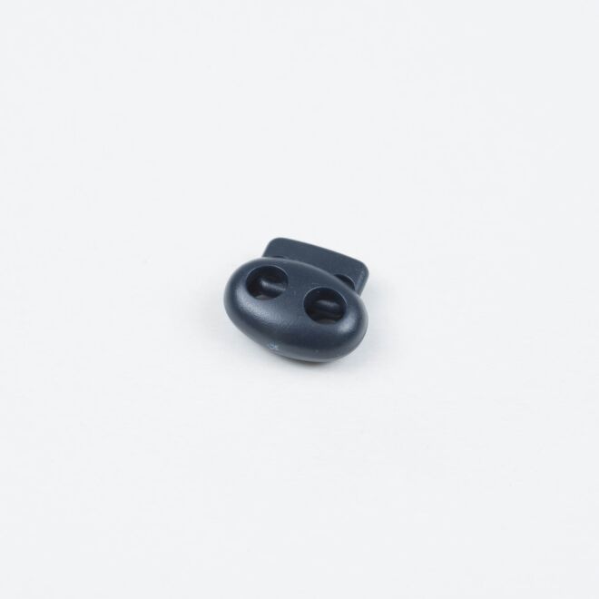 4mm Kordelstopper Duo dunkelblau 