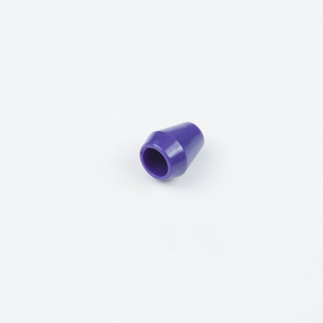 4mm Kordelende Kegel lila