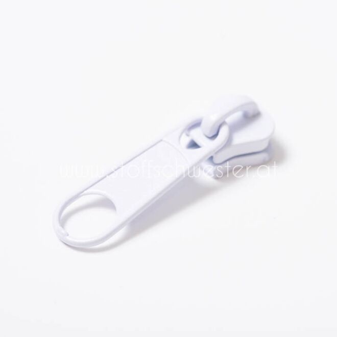 5mm PROFIL Non-Lock Schieber weiß (3 Stück)