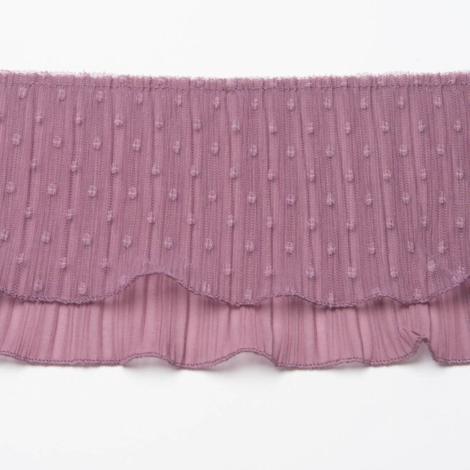 135mm Tüllborte mauve