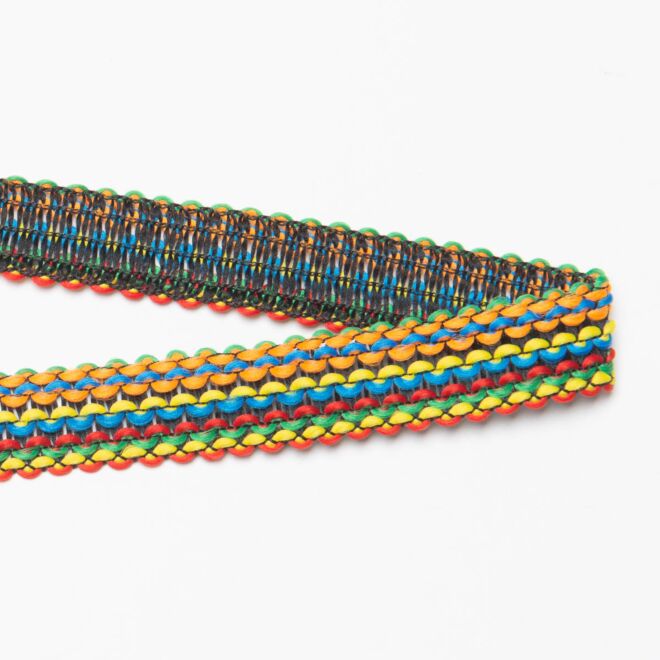20mm Webband "Jamaica" Streifen