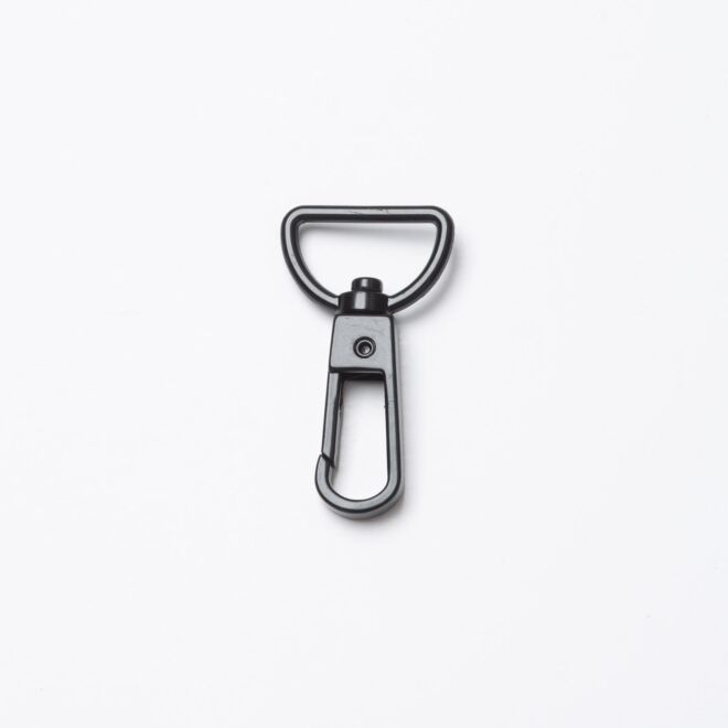 20mm Karabinerhaken "Jaro" schwarz
