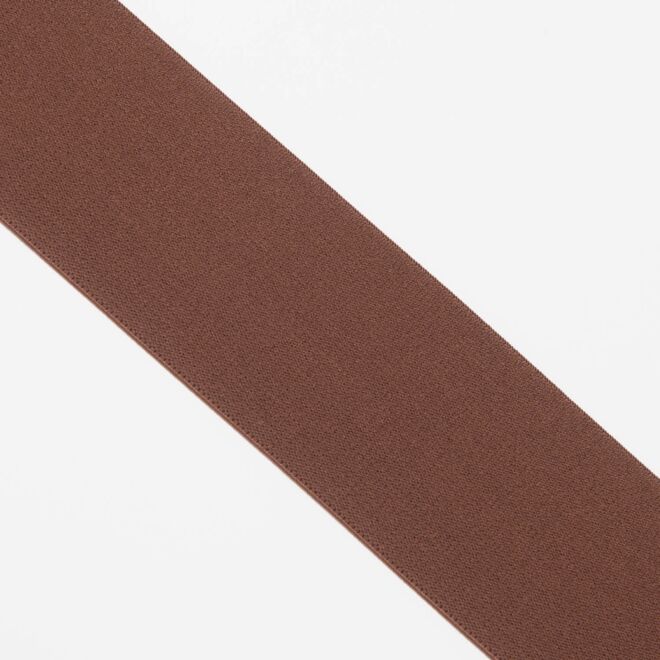 60mm Doubleface Gummiband "Soft" tobacco