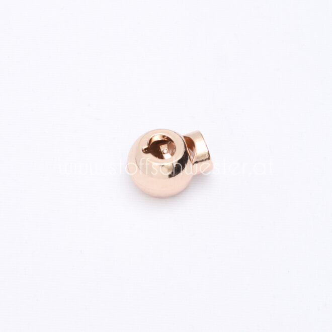 5mm Kordelstopper "Kugel" gold 