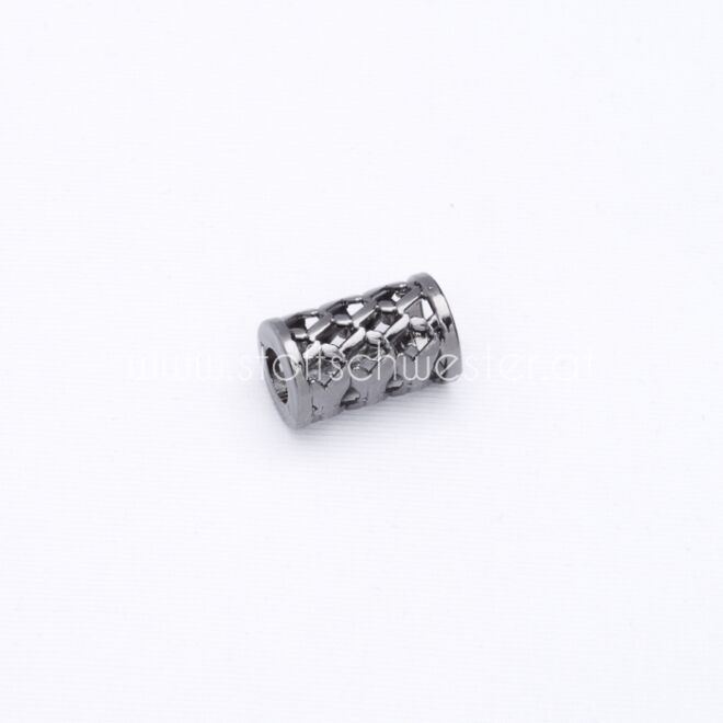 6mm Kordelende "Granada" anthrazit