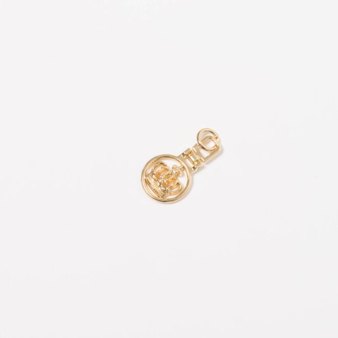 2cm Krönchen Anhänger gold