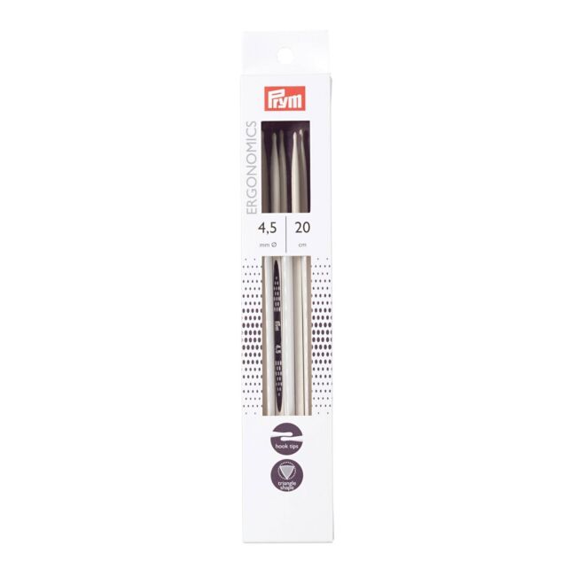 Prym Ergonomics Strumpfstricknadeln 20cm 4.5mm