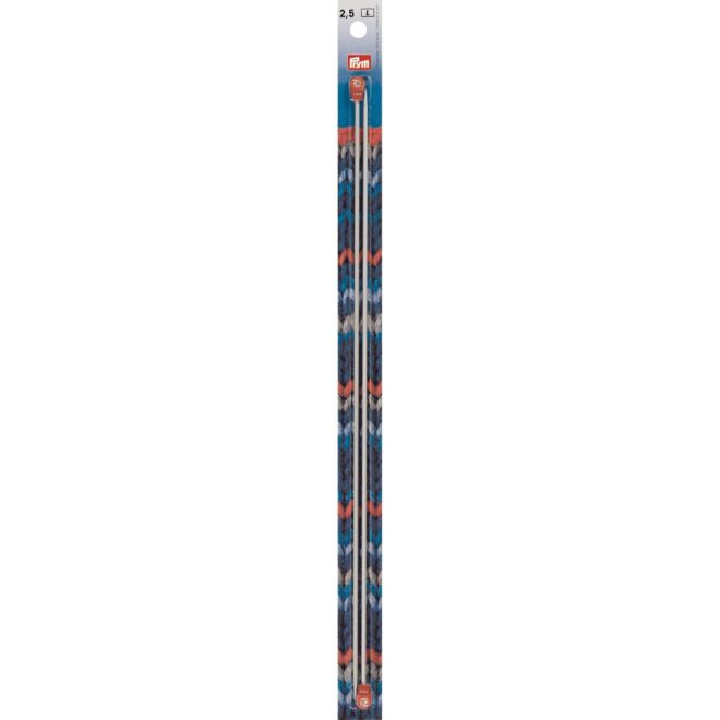 Prym Jackenstricknadeln Aluminium 35cm/2,5mm, grau