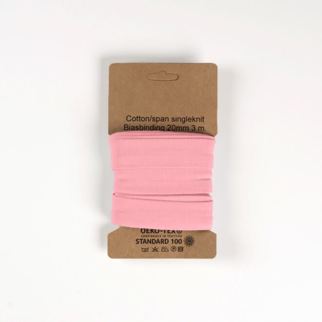 3m Jersey-Schrägband "Emilia" babyrosa