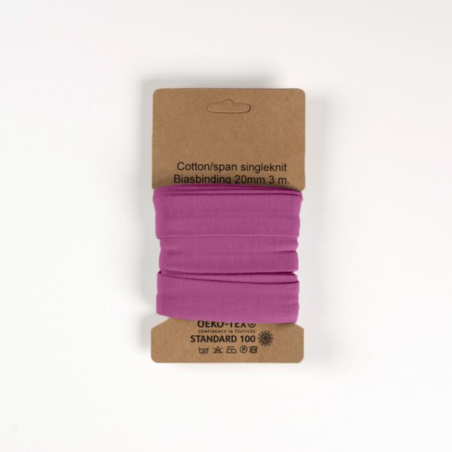 3m Jersey-Schrägband "Emilia" violett