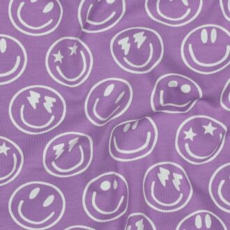 Happy Face Jersey flieder