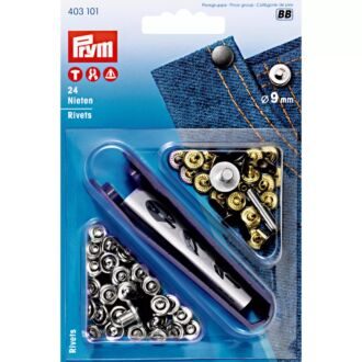 Prym Nieten 9mm silber