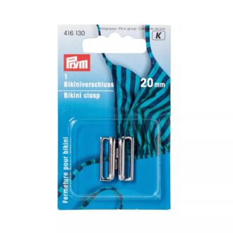 Prym Bikini- und Gürtelverschluss, 20mm, silberfarbig