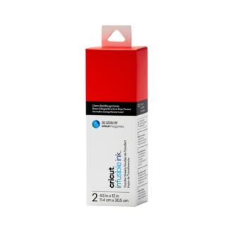 Cricut Joy Infusible Ink Transferbogen - Cherry Red - 2 Bogen 11,4 x 30,5 cm
