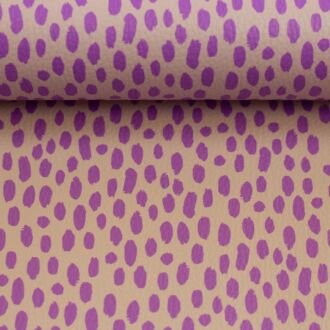Kunstleder Brush & Wild blush/violett