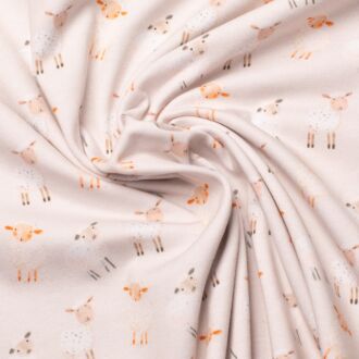 Jersey Schafe beige