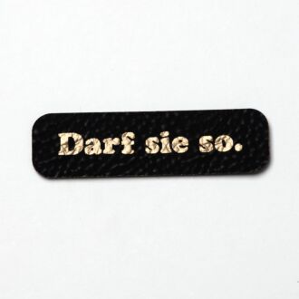Kunstlederlabel 