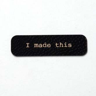 Kunstlederlabel 