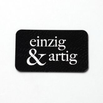 Kunstlederlabel 