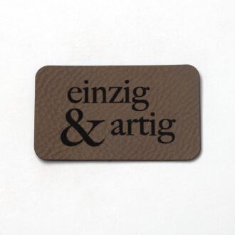 Kunstlederlabel 