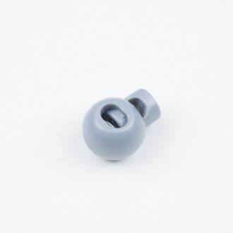 4mm Kordelstopper rund grau