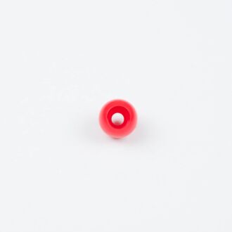 3mm Kordelende rund hellrot