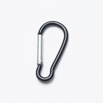 59mm Aluminium-Karabiner schwarz