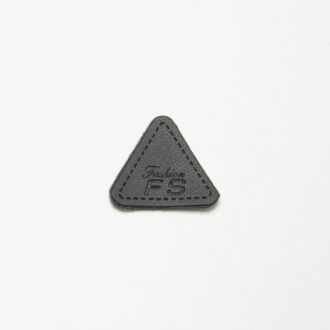 25mm Dreieck Aufnäher/Nahtwahrung schwarz
