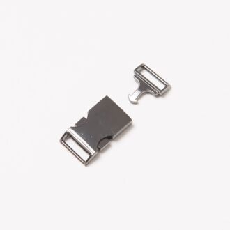 15mm Metall-Steckschnalle anthrazit