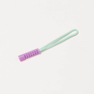 Reißverschluss-Zipper mint/lila