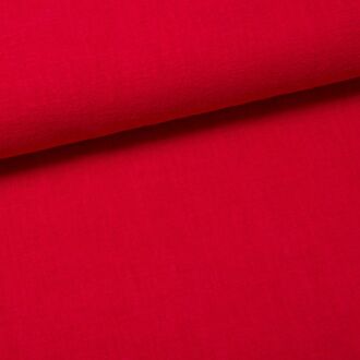 Stonewashed Leinen rot