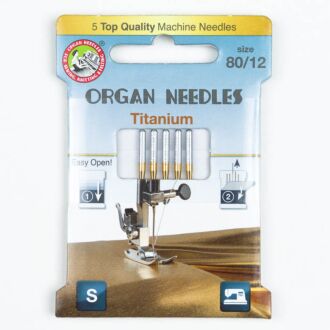 Organ Nähmaschinennadeln Titanium 80 Eco Pack