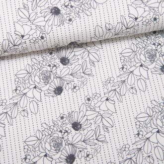 Geo Florals - Wild and Wonderful weiß