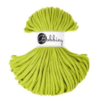 Bobbiny 5mm Flechtkordel Dopamine Lime (100m)