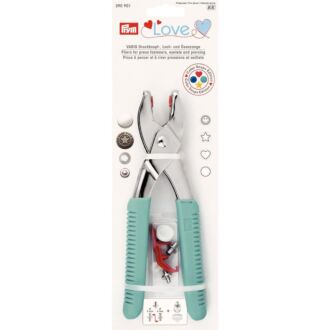 Prym Love Vario Zange mit Loch- und Coloursnapwerkzeug in mint