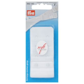 Prym BH-Verlängerer 3x2 Haken weiß (40mm)