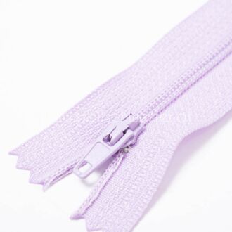 35cm Feiner Nylon Reißverschluß, 2mm, unteilbar, flieder